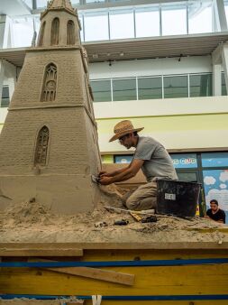 Sandskulpturenausstellung seit 09.05.2022